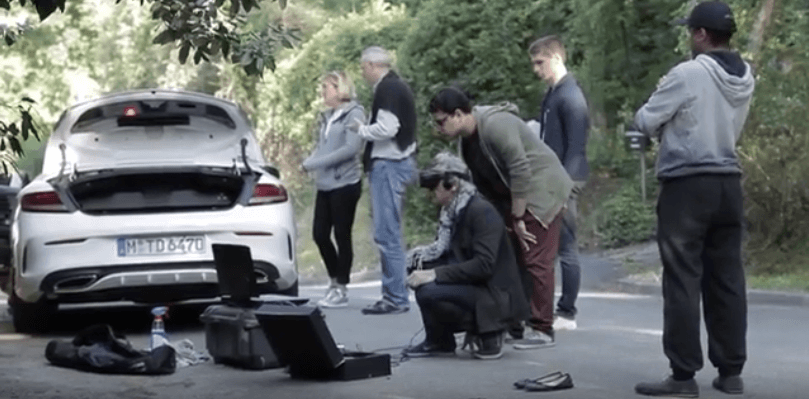 Shooting the Michelin Life Experience 360° film around a car