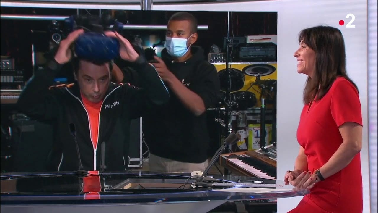 France 2 report on SoWhen? creating Jean-Michel Jarre's VR avatar