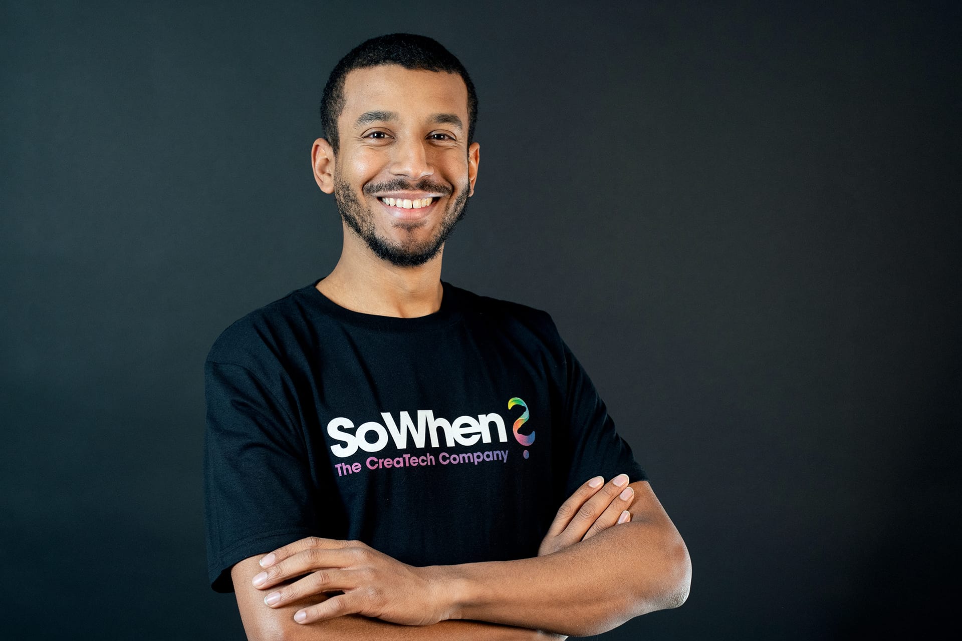 Portrait of Freddy Koné, SoWhen? cofounder and creative and R&D director
