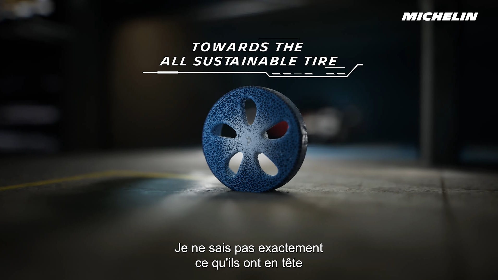 Michelin Vision tyre "Towards the all sustainable tire", Le Mans 24 Hours 3D film