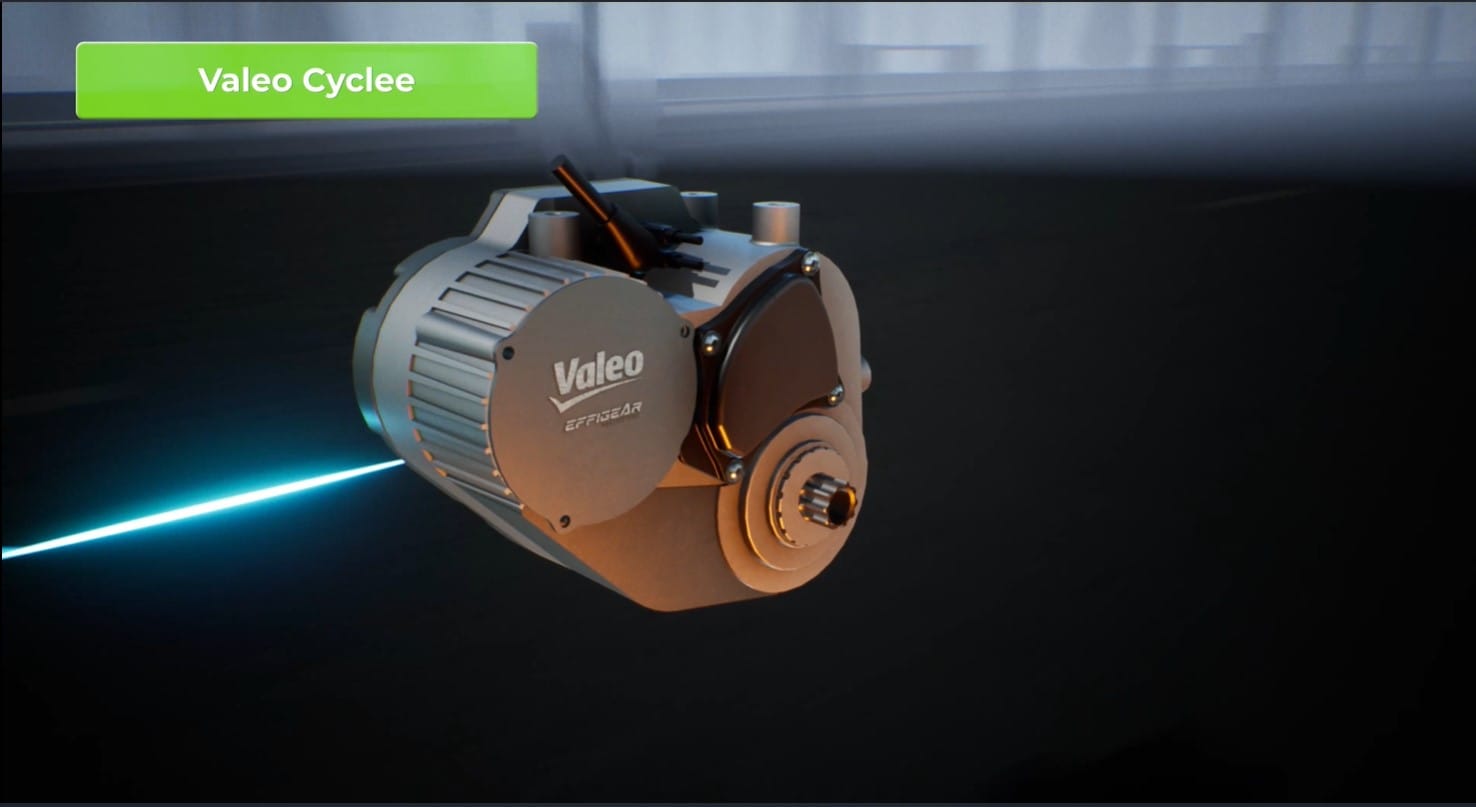 Valeo Cyclee electric bike motor in 3D