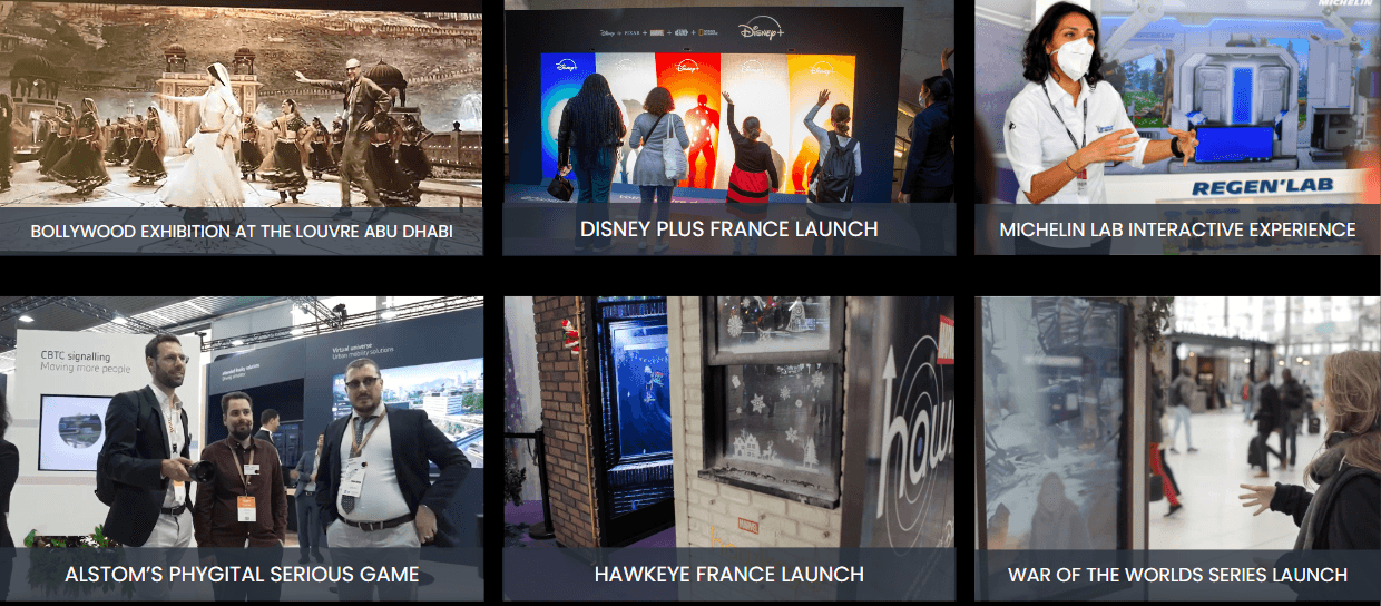 SoWhen? phygital projects shown at Unreal Fest: Louvre Abu Dhabi, Disney+, Michelin