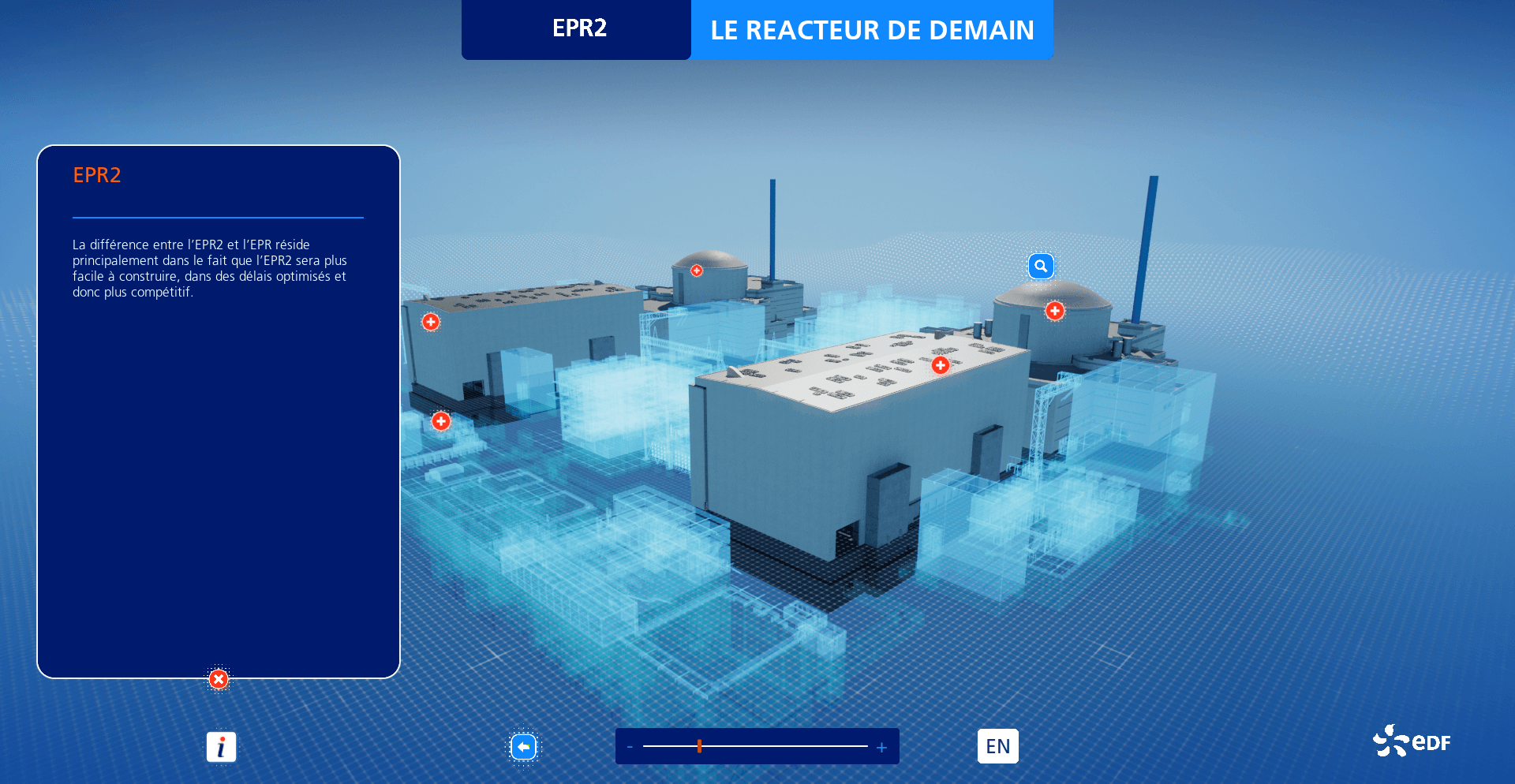EPR2 interactive model, "the reactor of tomorrow", EDF showroom