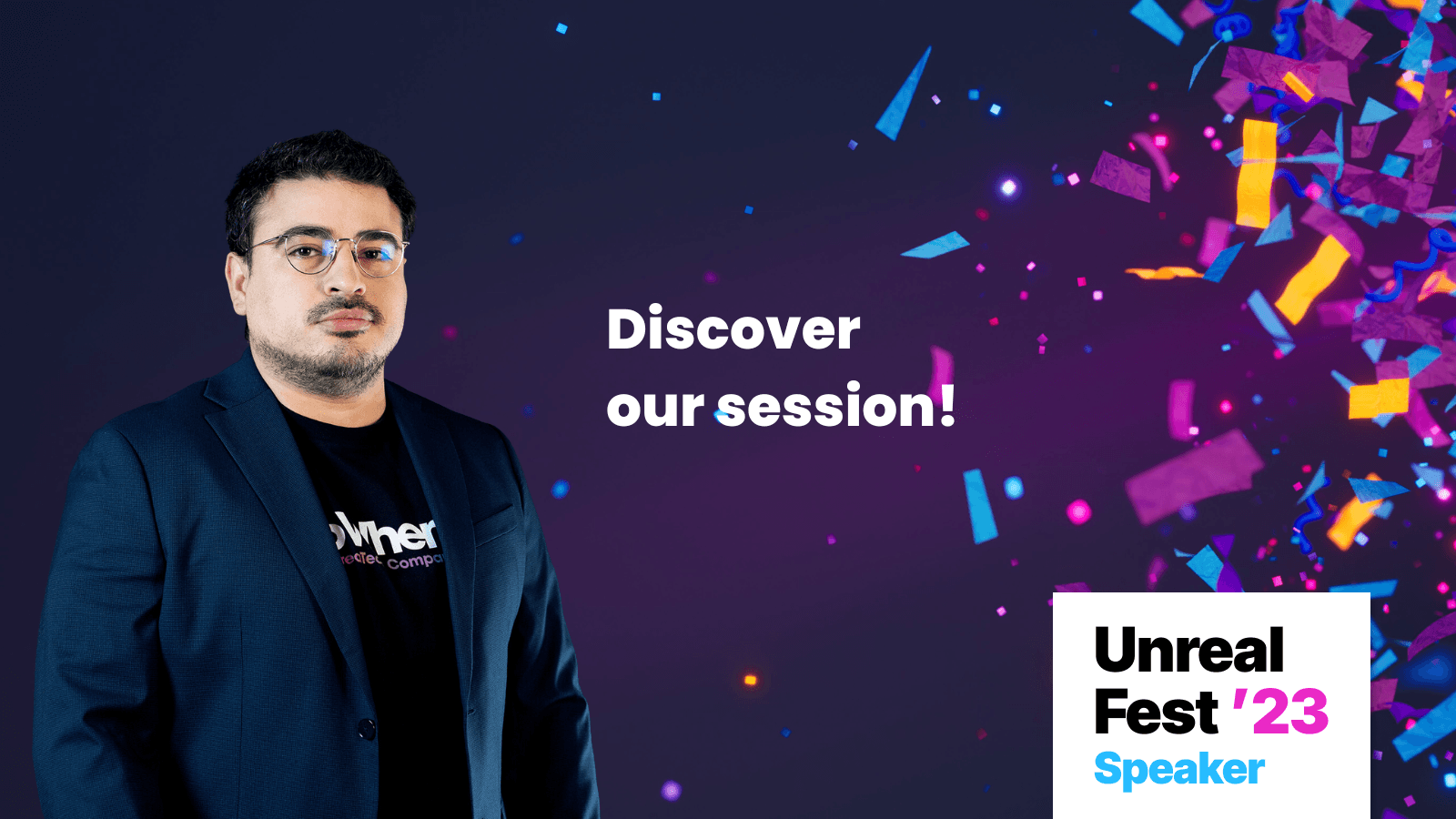 Mohamed Marouene, SoWhen? CEO, speaker at Unreal Fest 2023