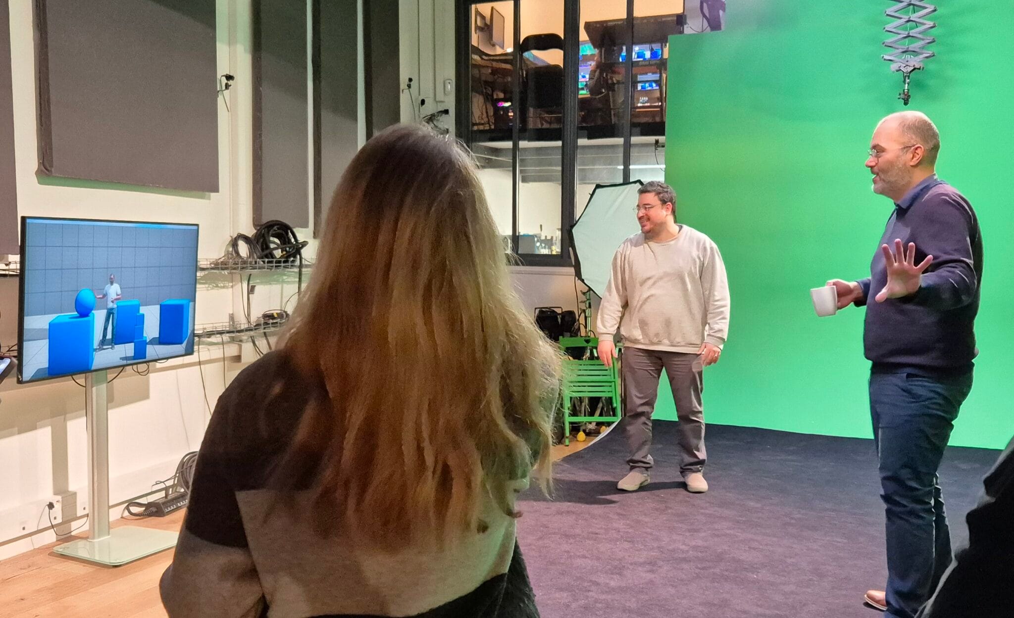 EDF markerless Captury motion capture workshop at the Multivert studio