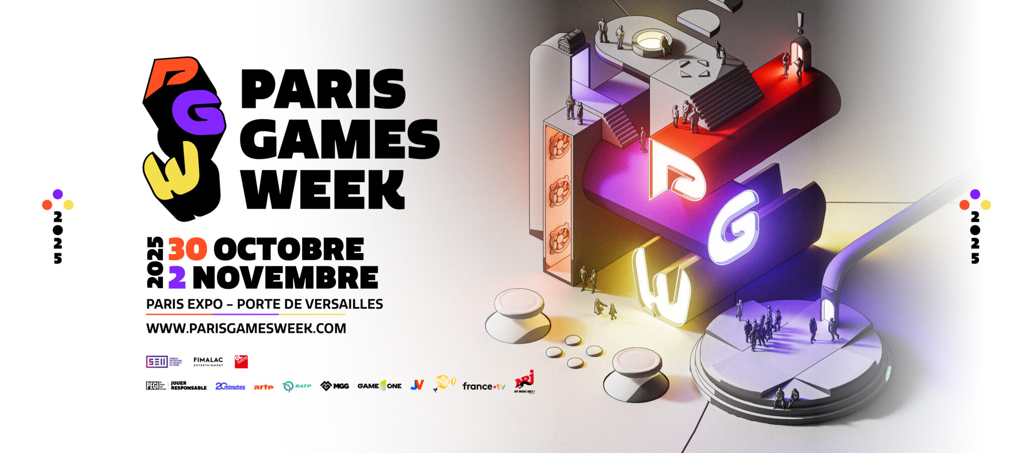 Paris Games Week banner, 30 October - 2 November 2025, Paris Expo Porte de Versailles