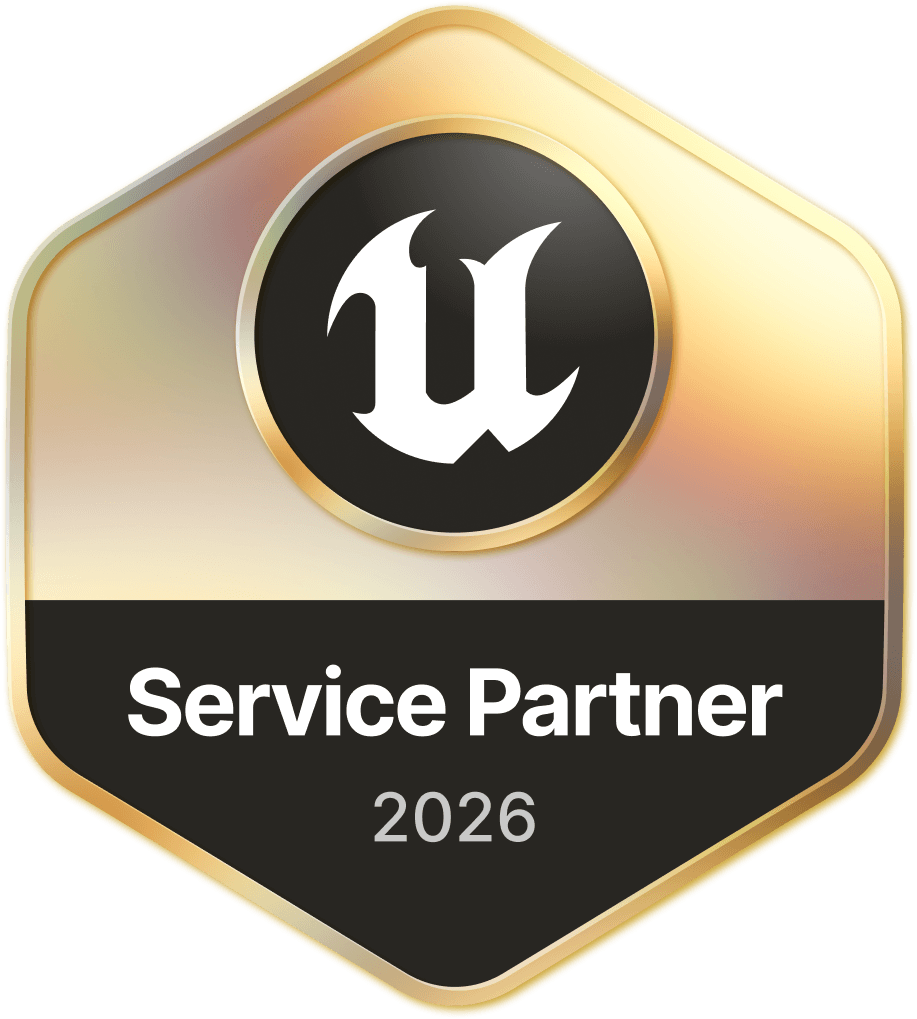 Unreal Engine Service Partner Gold 2026 badge
