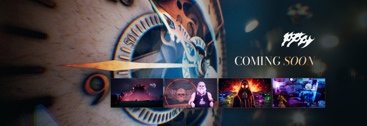 Coming soon poster for the Poppy experience on Fortnite created by SoWhen?, with the Poppy logo and four previews
