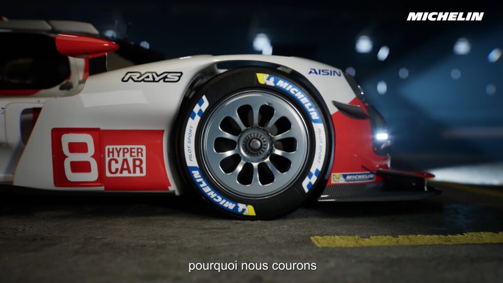Image réalisée en 3D sous Unreal Engine pour Michelin lors des 24h du mans par SoWhen?